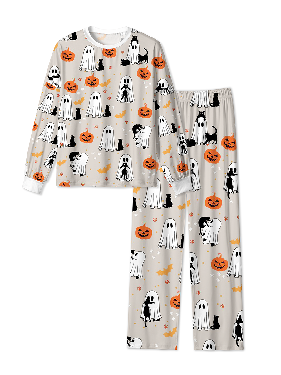 Vintage Neutral Cottage Halloween Minimal Pajamas