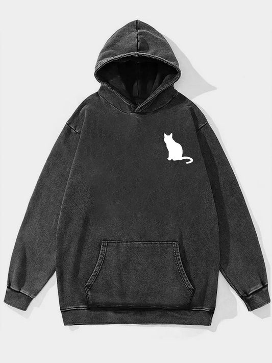 Plus Size Twist The Bones Washed Hoodie