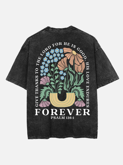 Vintage Boho Christian Washed T-Shirt