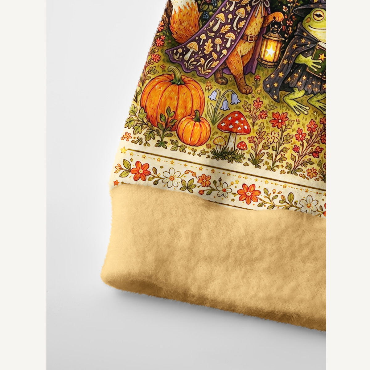 Halloween Pumpkin Fairy Forest Print Halloween Ugly Cardigan Sweaters