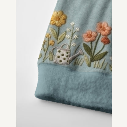 Garden Stroll Cat Print Ugly Cardigan Sweaters