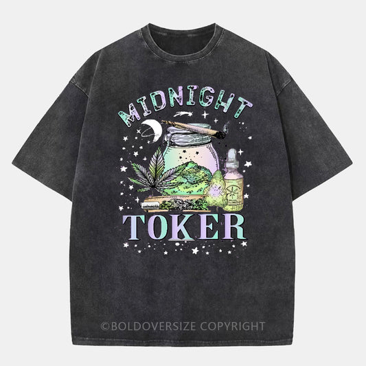 Vintage Midnight Toker Washed T-Shirt