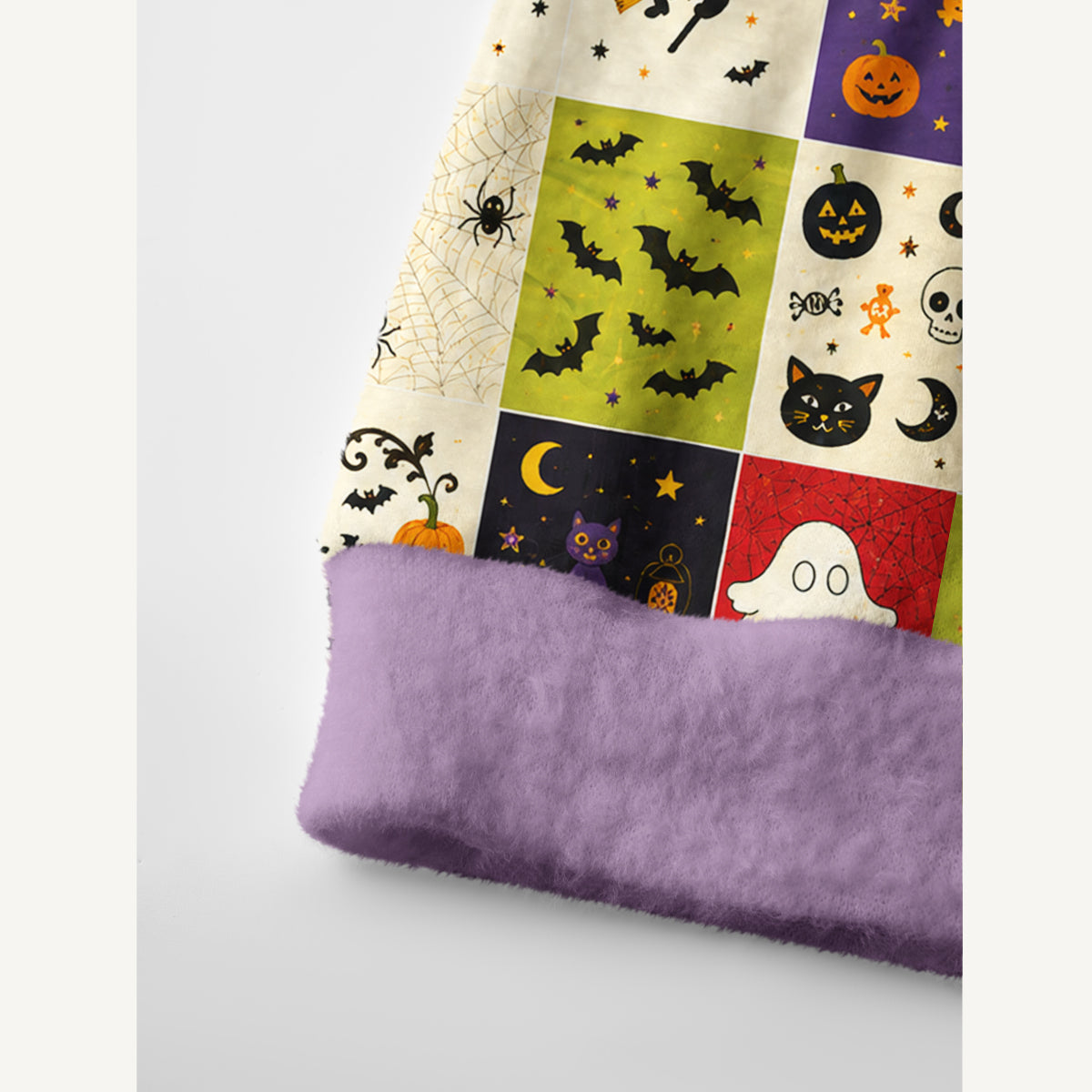Spooky Sweet Patchwork Print Ugly Cardigan Sweaters