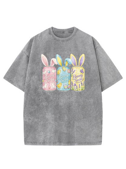Vintage Easter Bunny Soda Washed T-Shirt