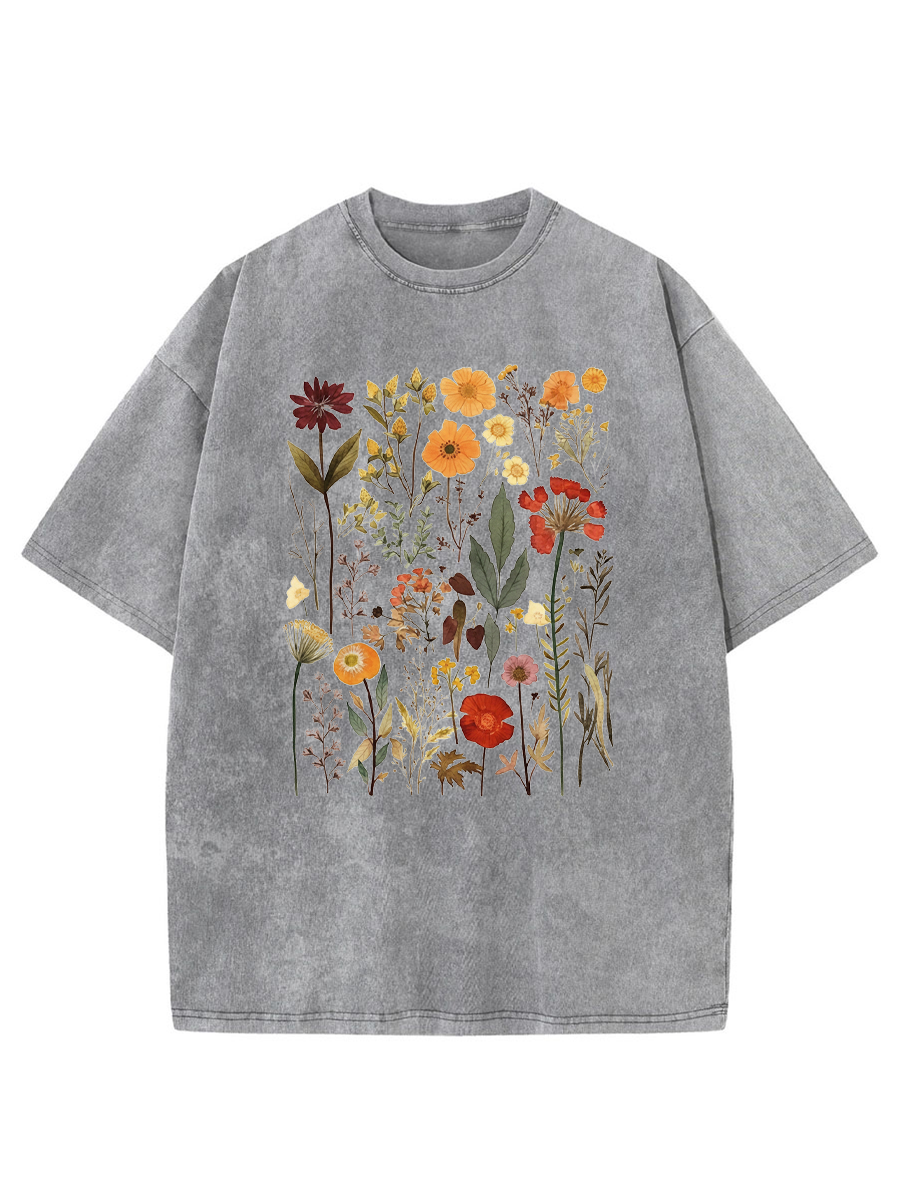 Vintage Flower Washed T-Shirt