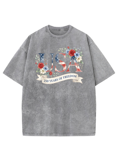 Vintage 1776–2026 Freedom Celebration Washed T-Shirt