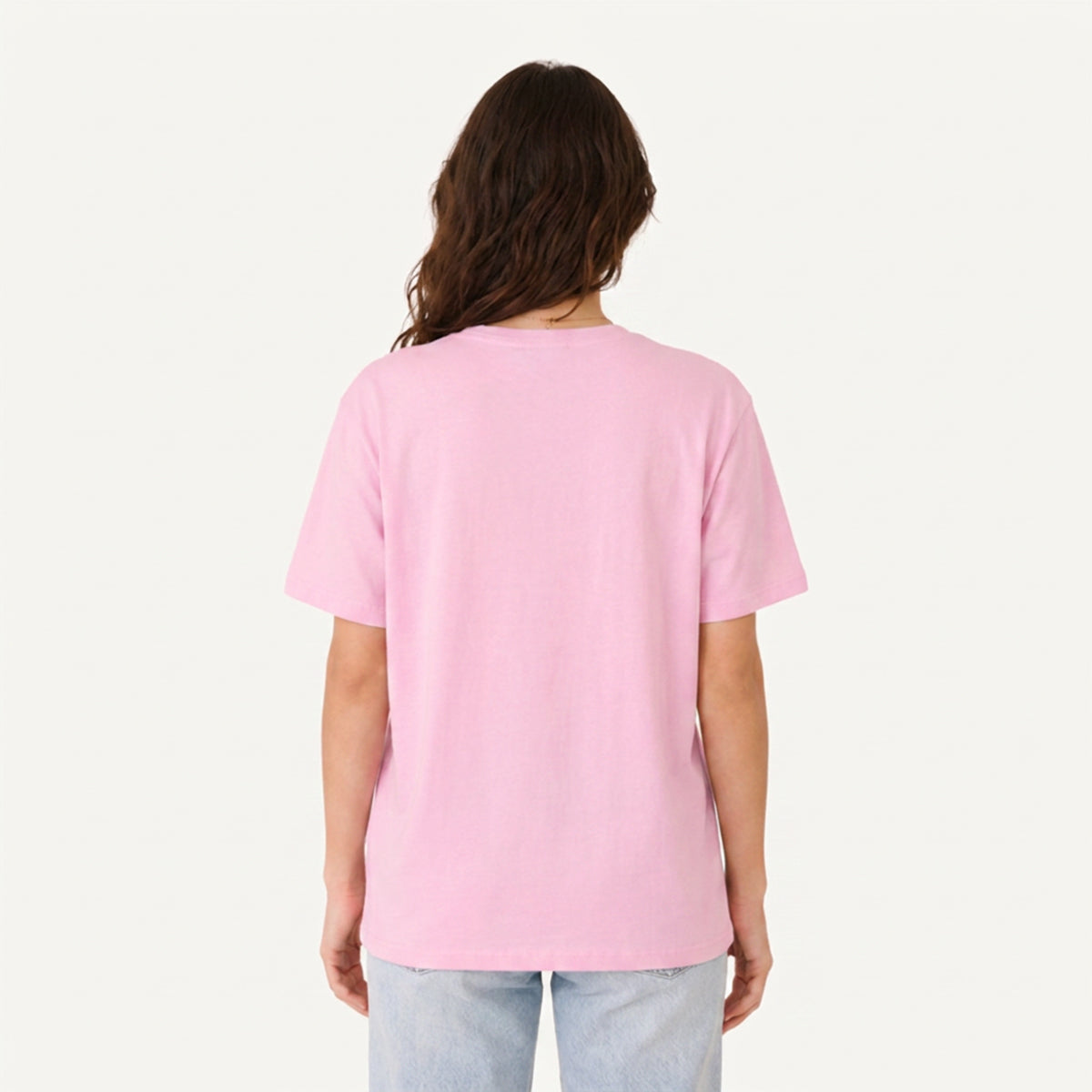 Strawberry Garden Cats Print Crew Neck Cotton Tee