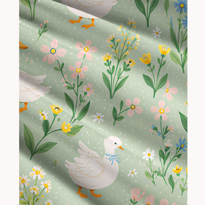 Country Duck & Bloom Print Convertible Maxi Skirt & Strapless Dress