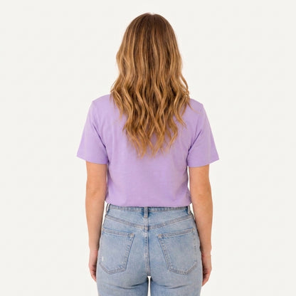 Spread Kindness Wildflowers Print Crew Neck Cotton Tee