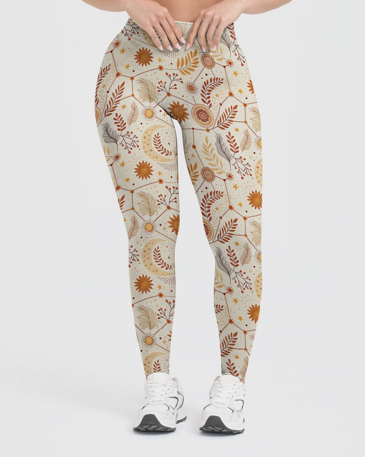 Vintage Sky Plants Leggings