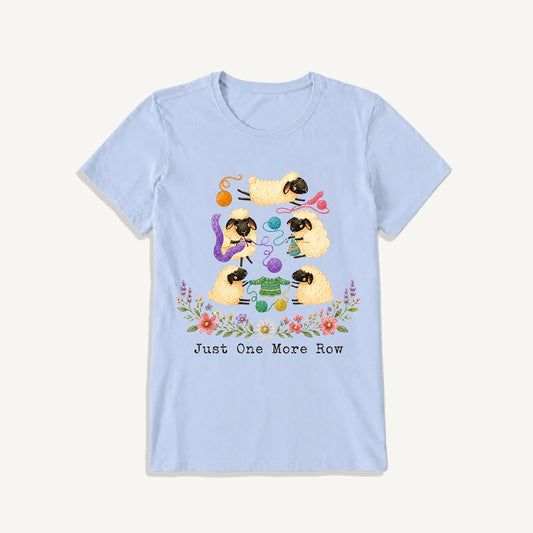 Woolly Meadow Craft Garden Print Crew Neck Cotton Tee