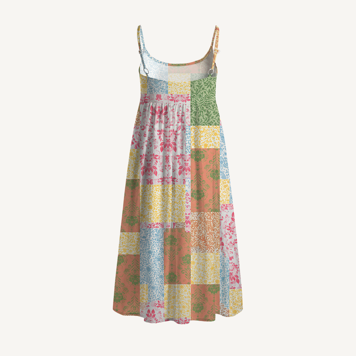 Morning Patch Spaghetti Strap Mini Dress