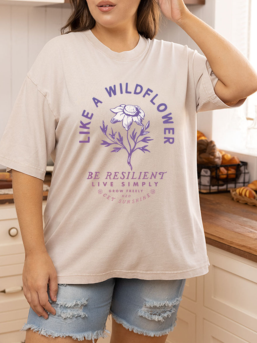 Vintage Like A Wildflower Washed T-Shirt