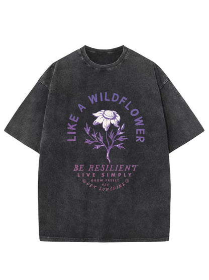 Vintage Like A Wildflower Washed T-Shirt