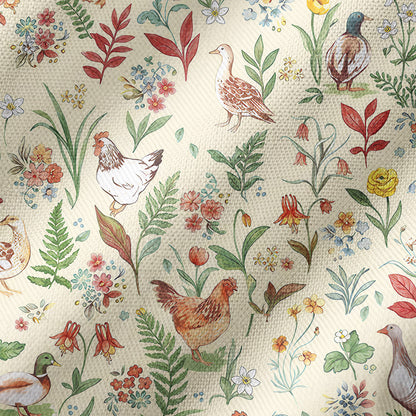Countryside Garden Critter Print Kimono Wrap