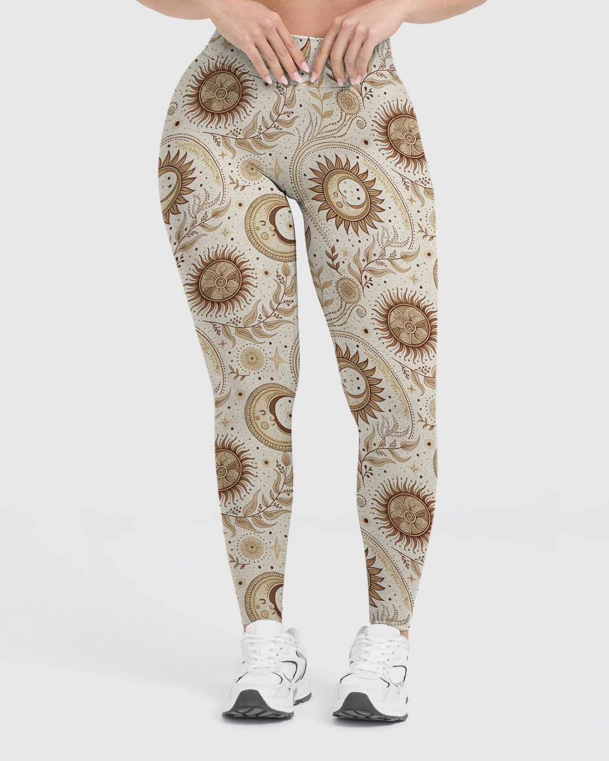 Vintage Sun And Moon Leggings