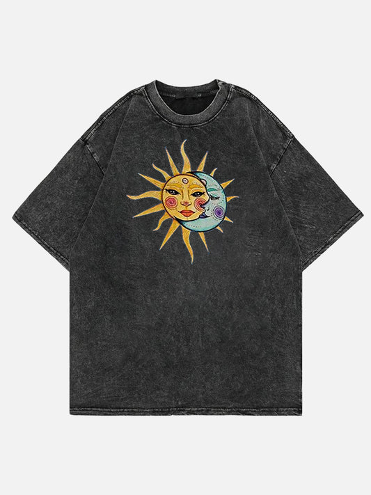 Lounge Wear Cover Butt Washed Tee