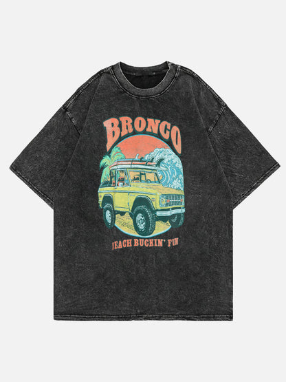 Ford Bronco Beach Vintage Washed Tee