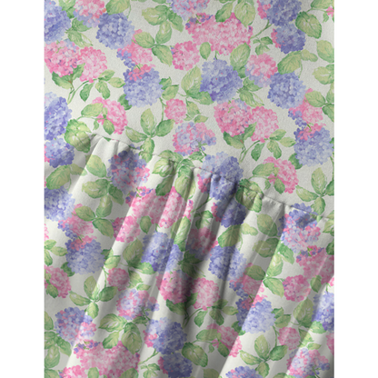 Lilac Hydrangea Spaghetti Strap Mini Dress