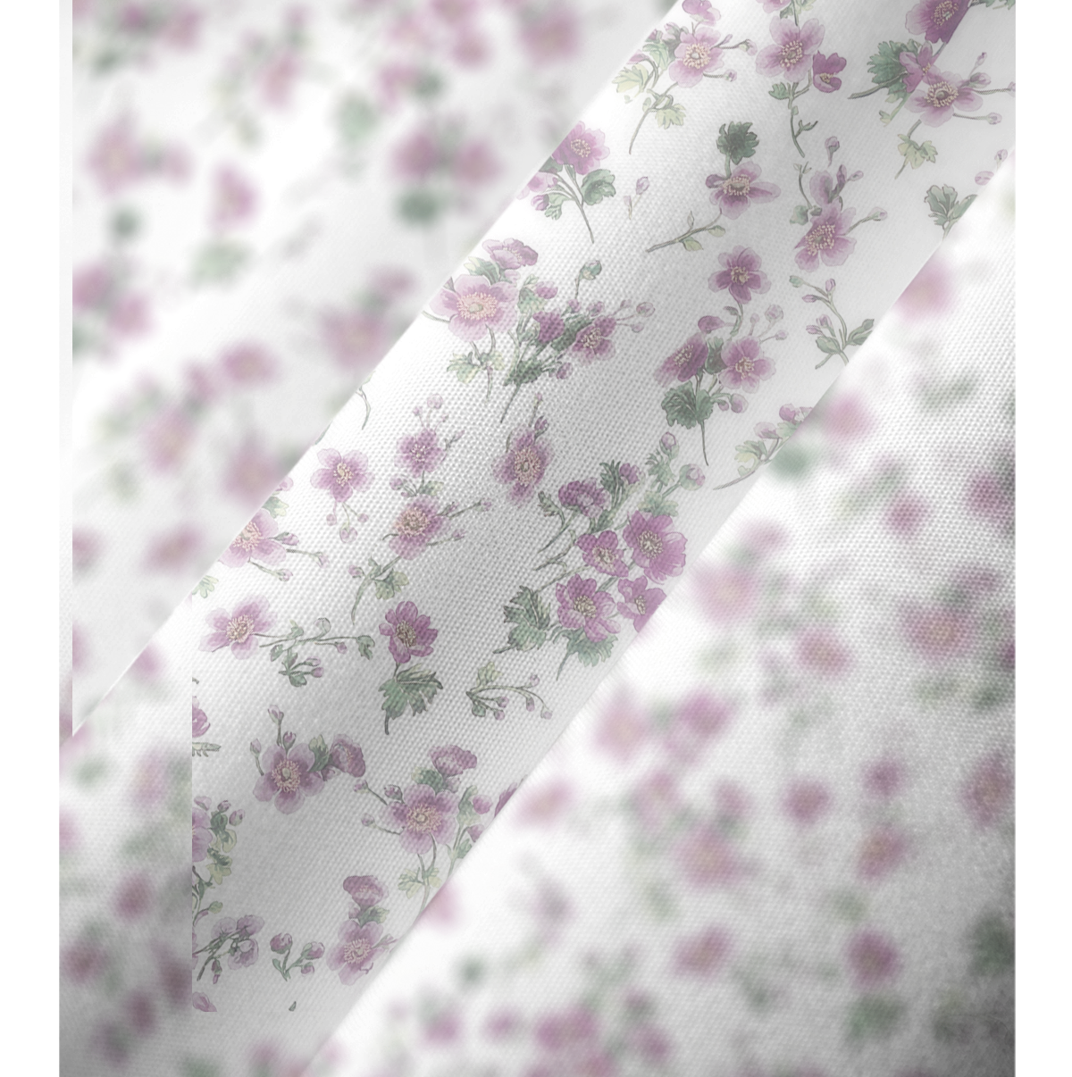 V‑Neck Lavender Field Whisper Kimono Sleeve Kaftan Dress