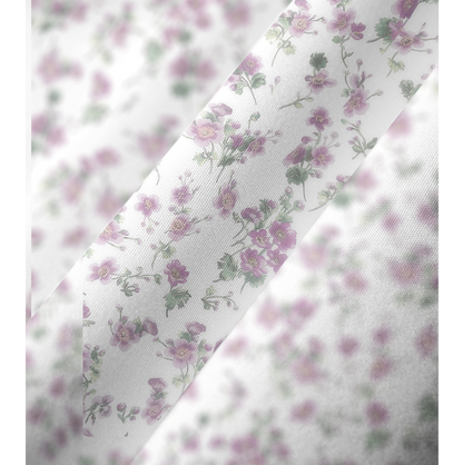 V‑Neck Lavender Field Whisper Kimono Sleeve Kaftan Dress