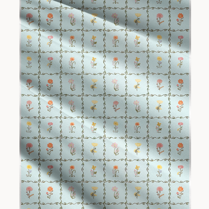 Sunny Garden Tiles Print Convertible Maxi Skirt & Strapless Dress