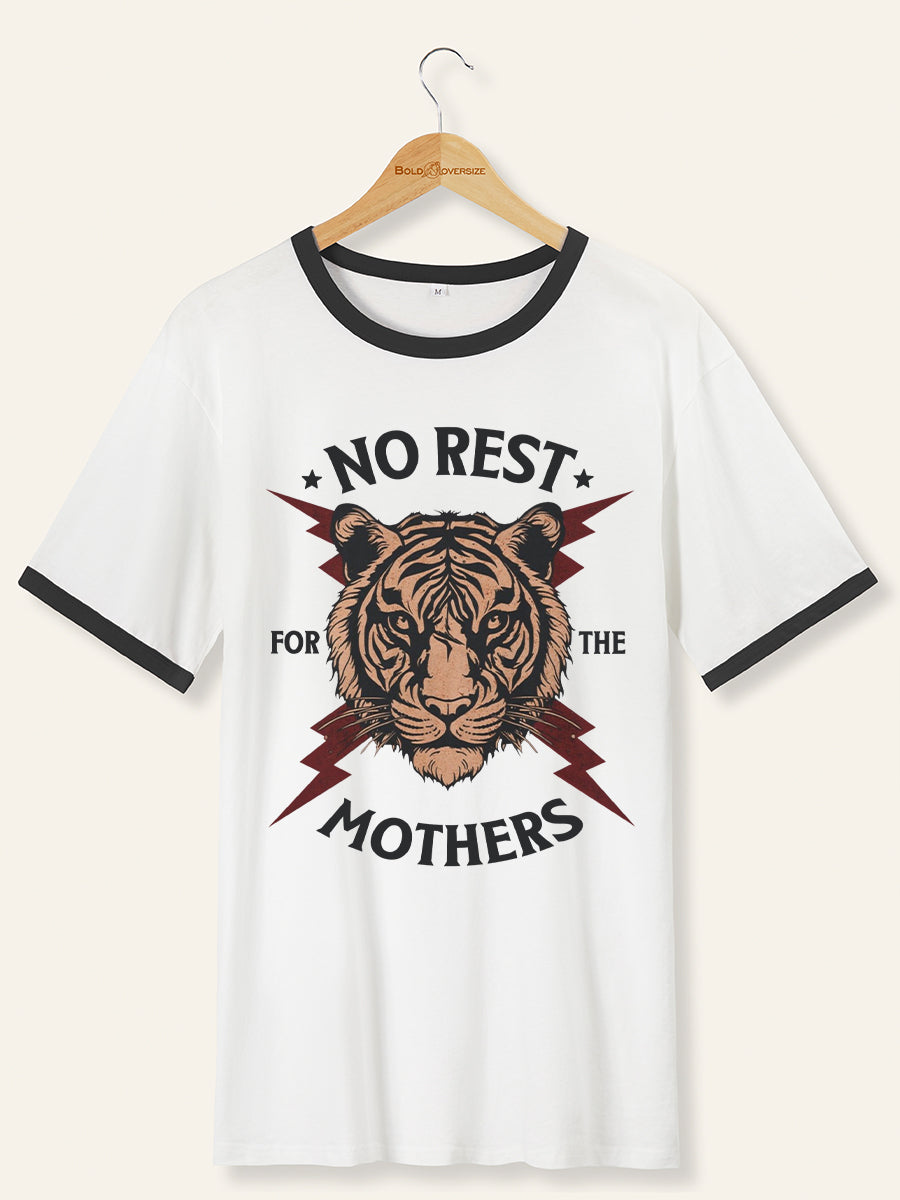 Vintage Vintage No Rest For The Mothers Ringer Tee