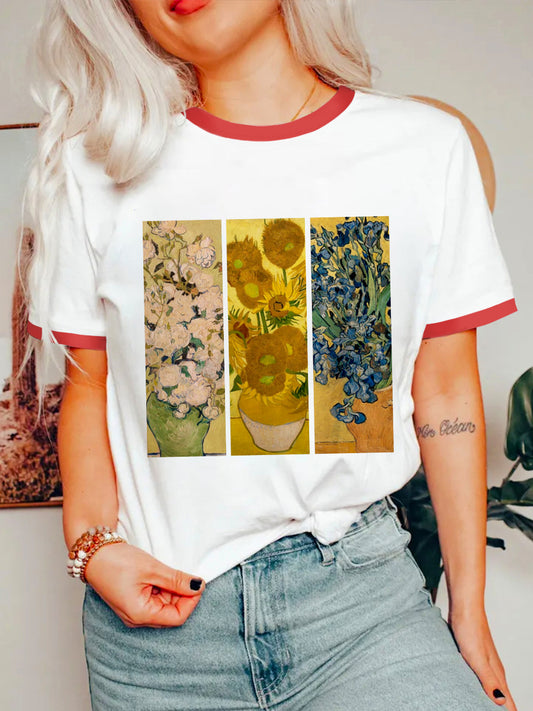 Van Gogh Vintage Ringer Tee