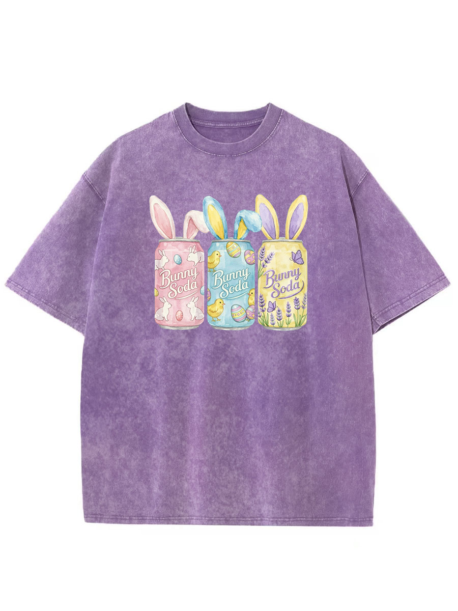 Vintage Easter Bunny Soda Washed T-Shirt