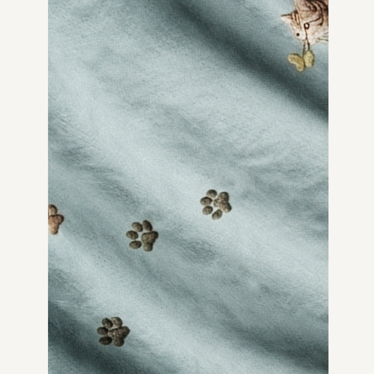 Garden Stroll Cat Print Ugly Cardigan Sweaters