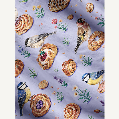 Pigeon Pastry Party Print Ugly Cardigan Sweaters