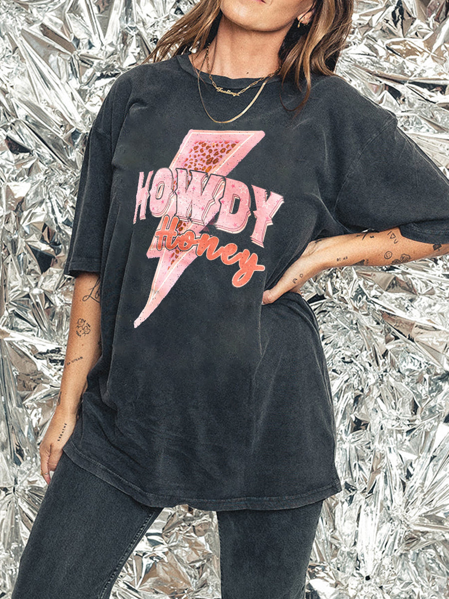 Howdy Honey  Washed Tee