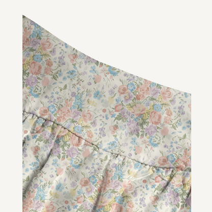 Morning Dew Bouquet Print Convertible Maxi Skirt & Strapless Dress
