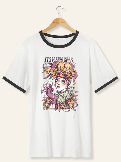 Retro Mardi Ringer Tee