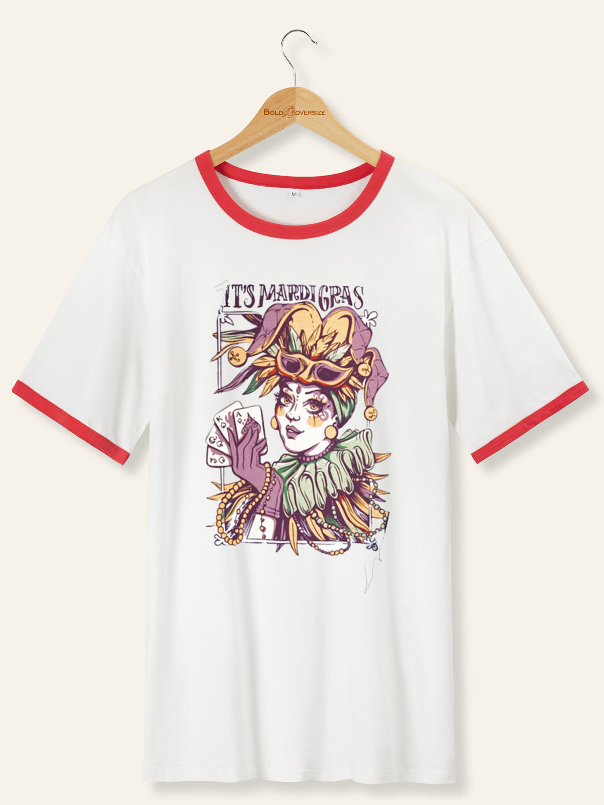 Retro Mardi Ringer Tee