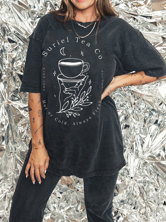 House Of Wind Washed Book T-Shirt