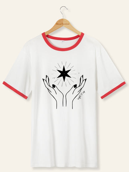 Vintage Light It Up Ringer Tee