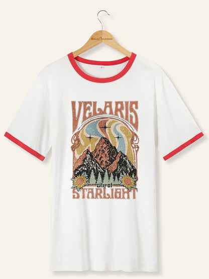 Vintage Velaris City Of Starlight Ringer Tee