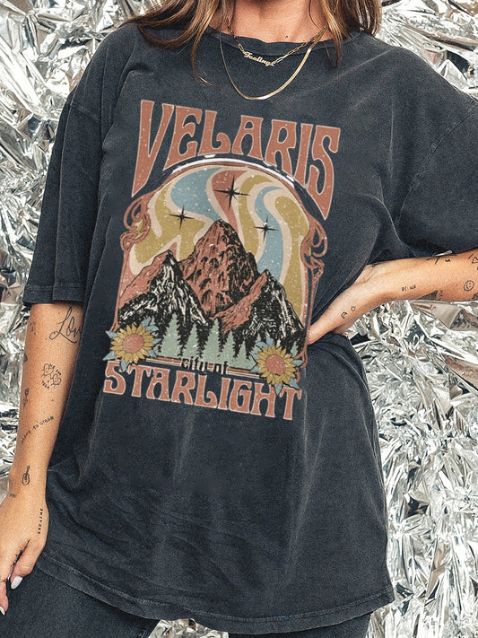 Velaris City Of Starlight Vintage Washed Book T-Shirt
