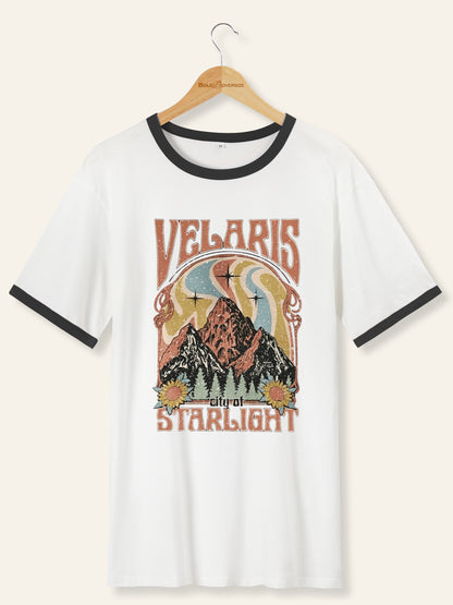 Vintage Velaris City Of Starlight Ringer Tee