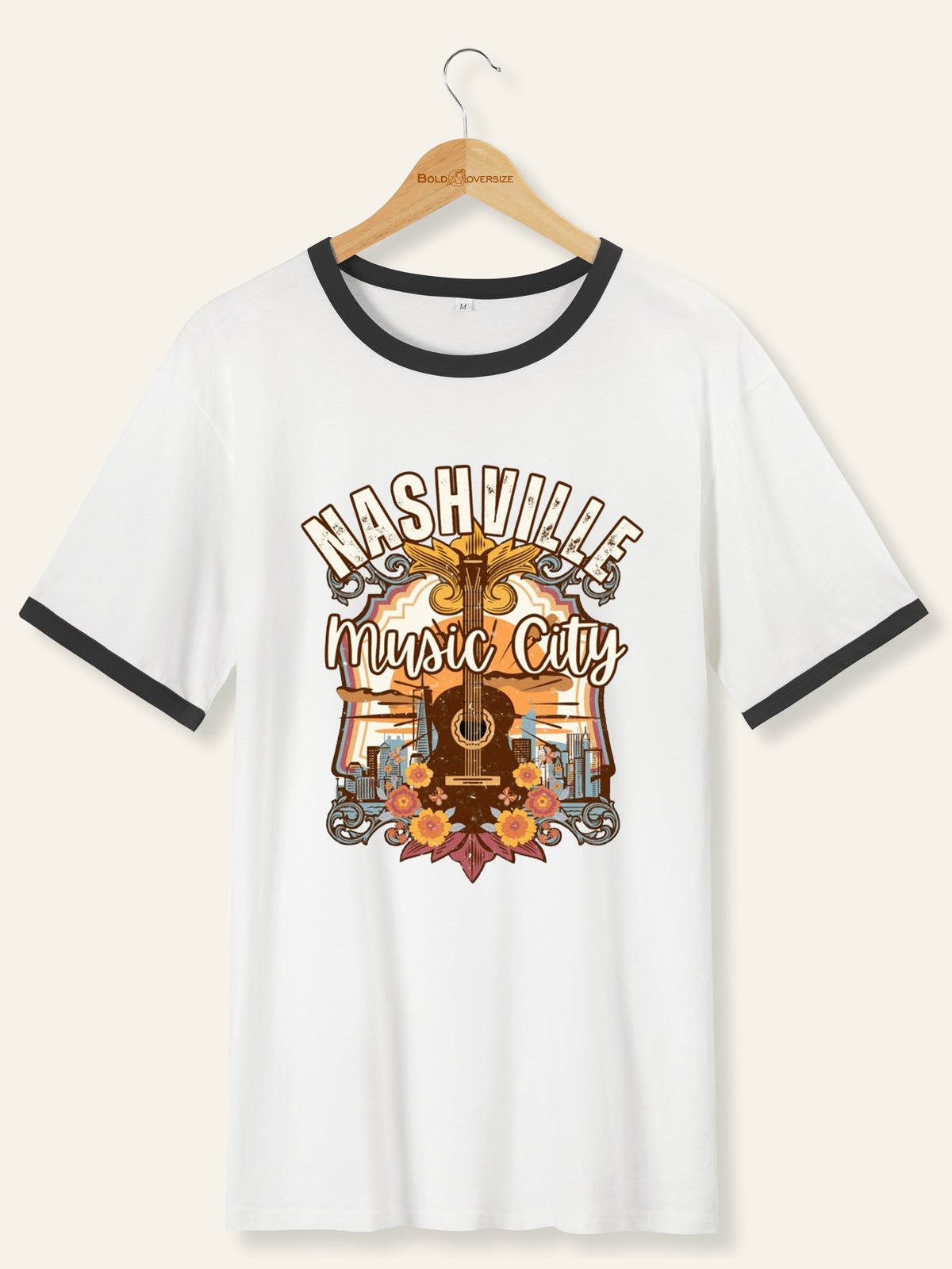 Music City Vintage Ringer Tee