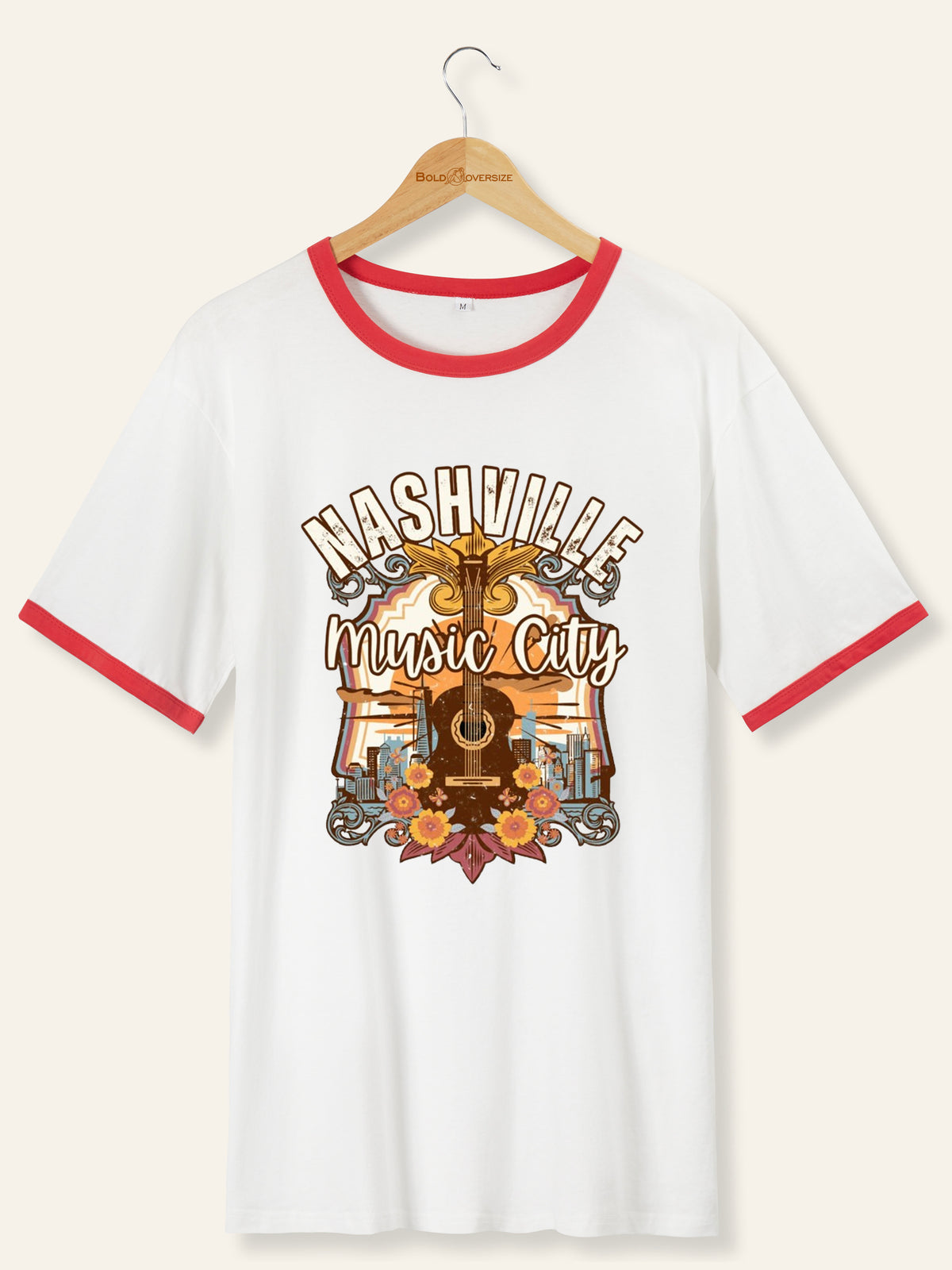 Music City Vintage Ringer Tee