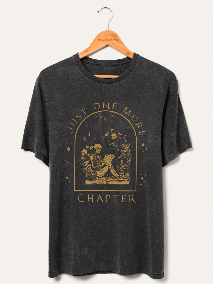 Vintage Reading Skeleto Washed T-Shirt