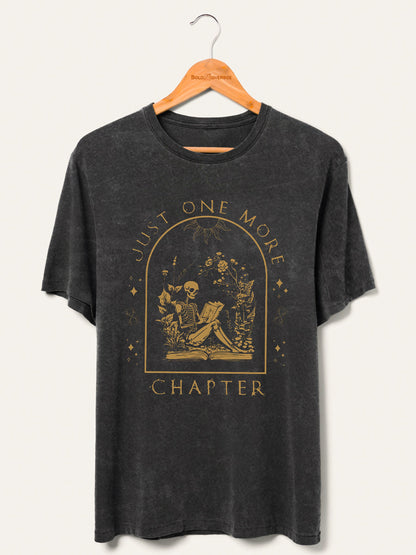 Vintage Reading Skeleto Washed T-Shirt