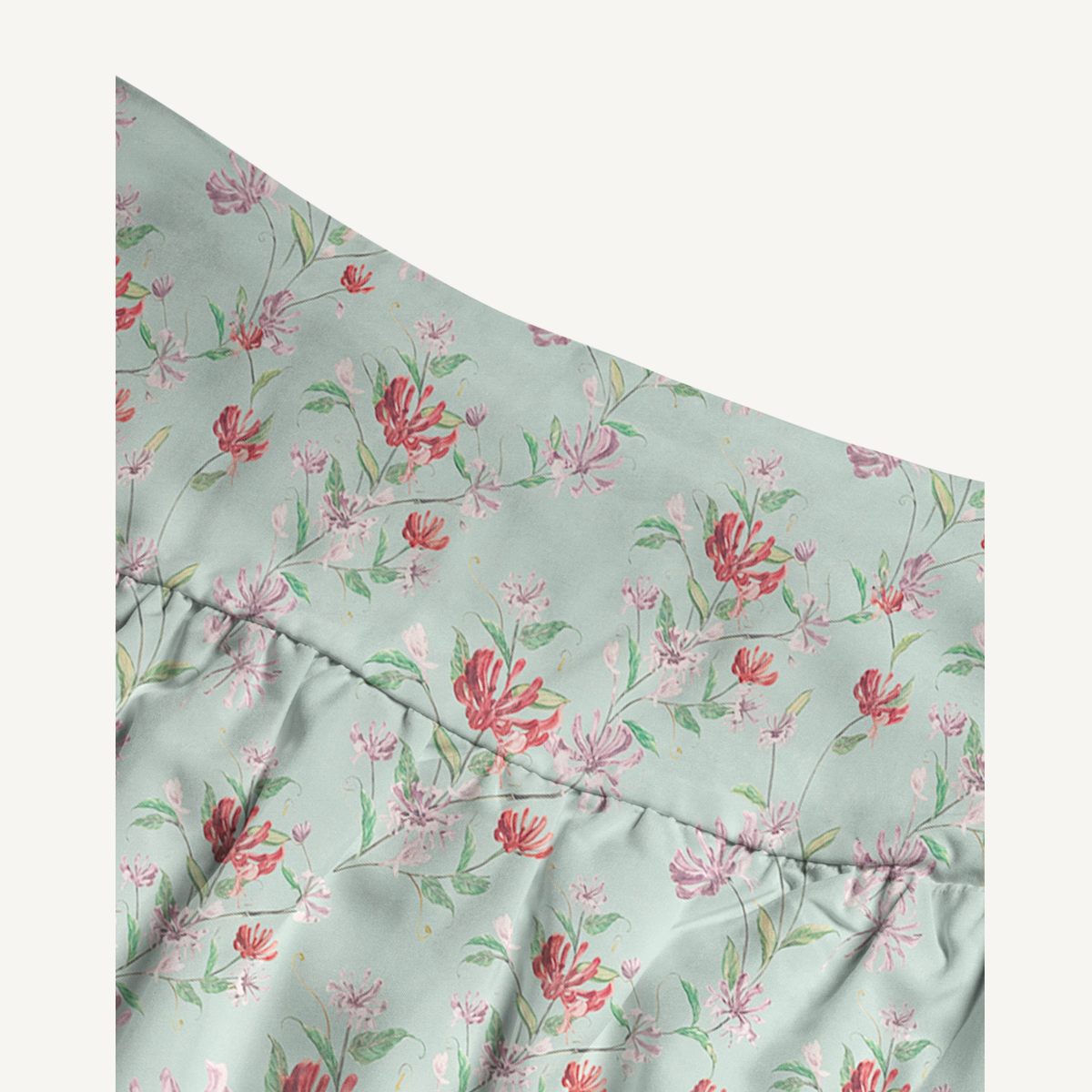 Mint Honeysuckle Print Convertible Maxi Skirt & Strapless Dress