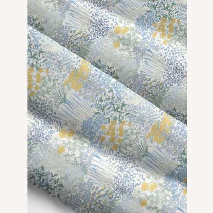 Garden Bloom Print Wide Straps Maxi Dress With Pockets