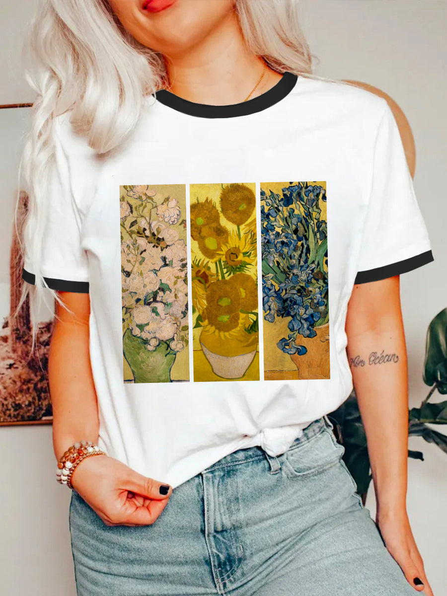 Van Gogh Vintage Ringer Tee