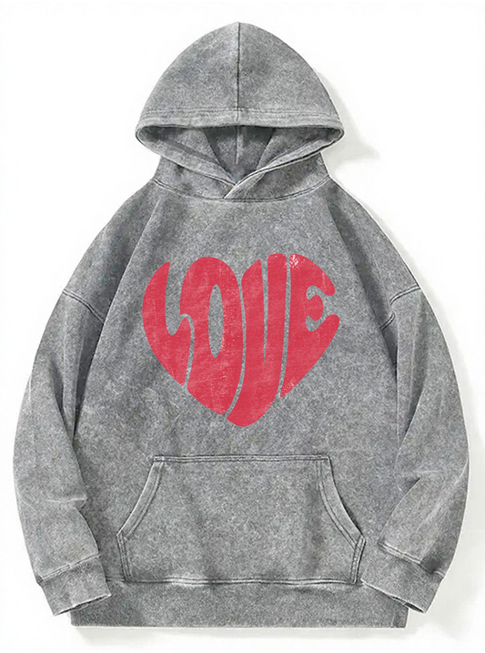 Vintage Retro Washed Hoodie