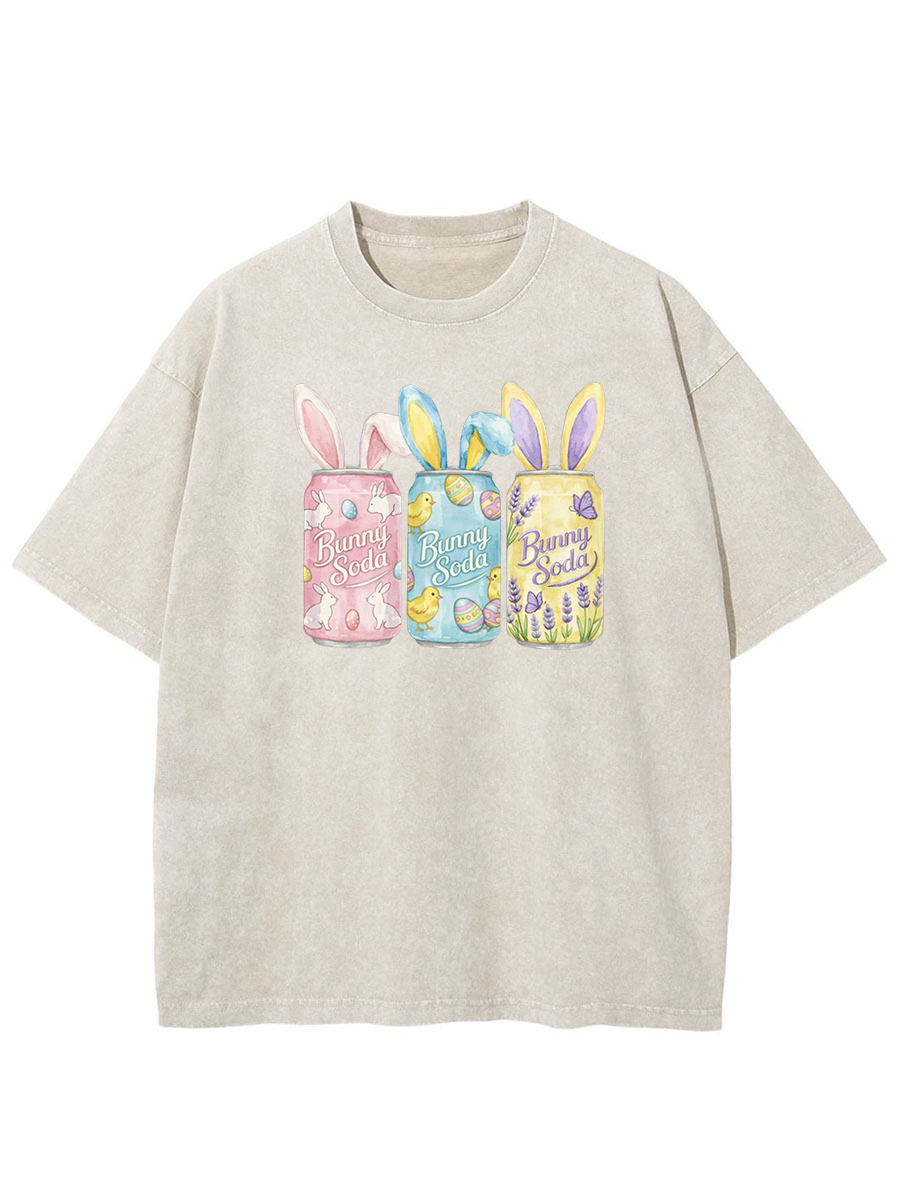 Vintage Easter Bunny Soda Washed T-Shirt