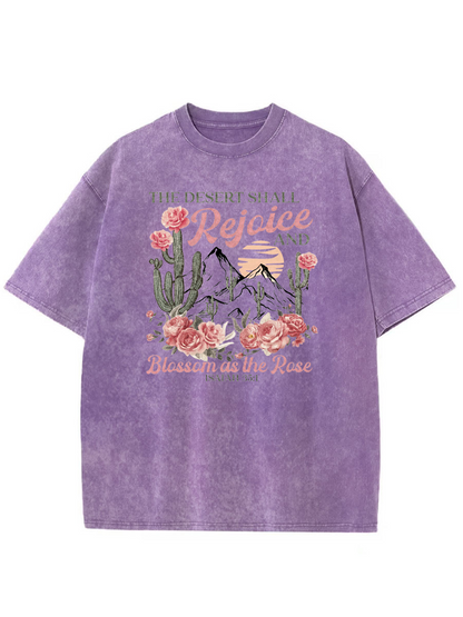 Vintage Blossom As The Rose Washed T-Shirt